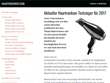 Tablet Screenshot of haartrockner.com